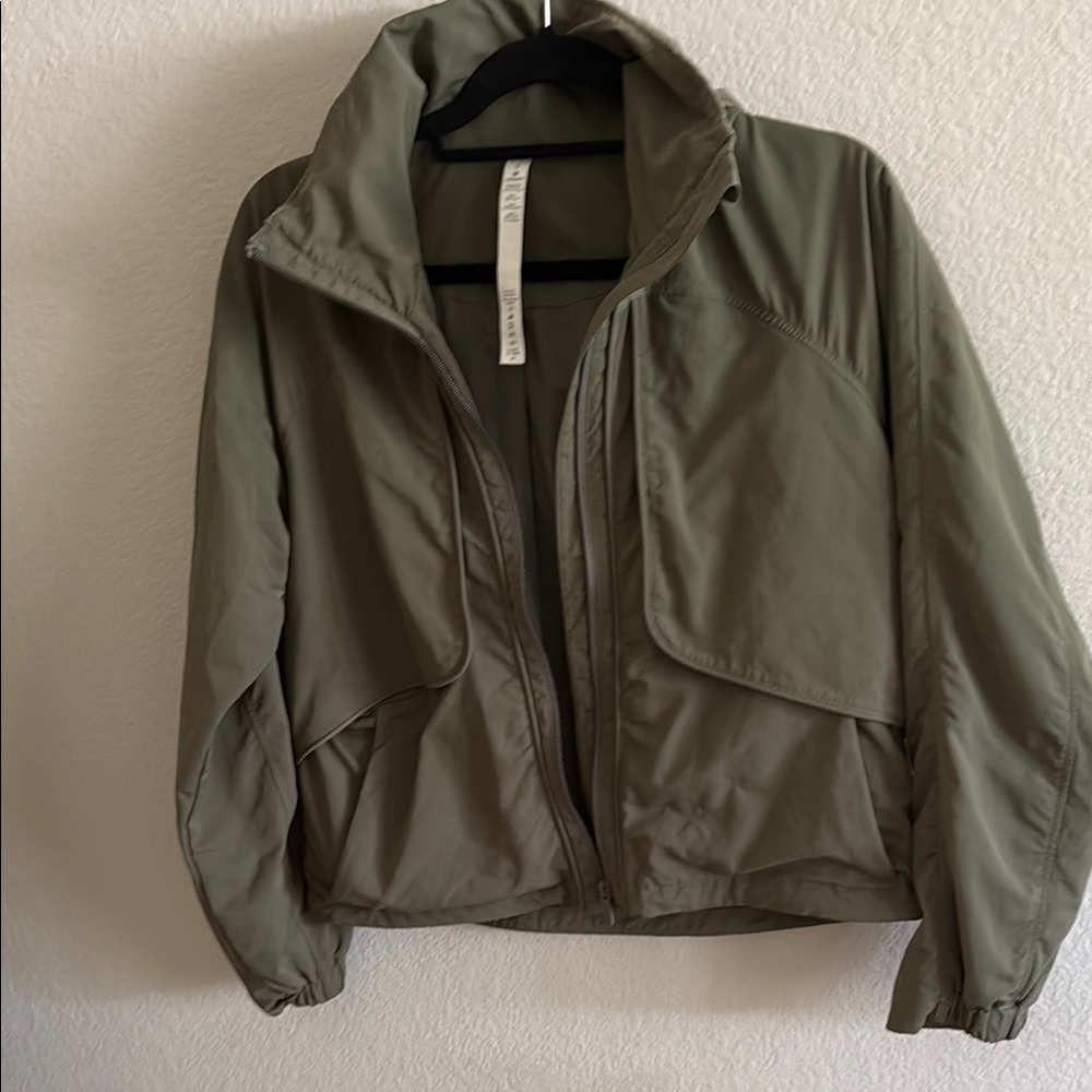 lululemon athletica always effortless classic-fit Jacket-moss green